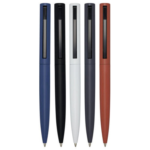 Juana recycled aluminium ballpoint pen - Blue Ink