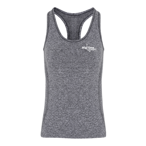 Women's seamless '3D fit' multi-sport sculpt vest - Charcoal