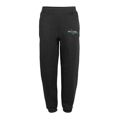 College cuffed sweatpants - Black