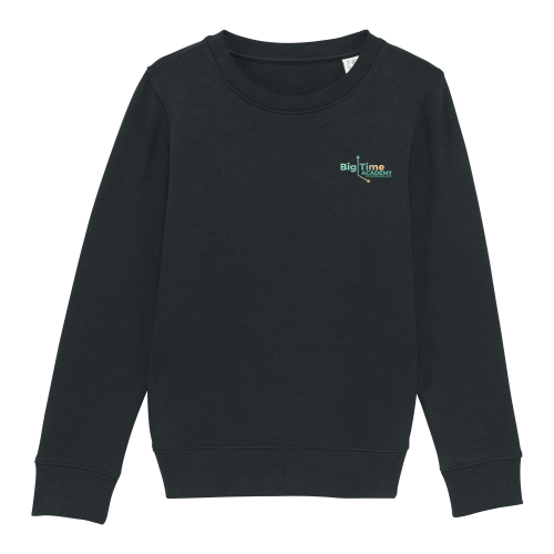 Kids mini Changer iconic crew neck sweatshirt - Black