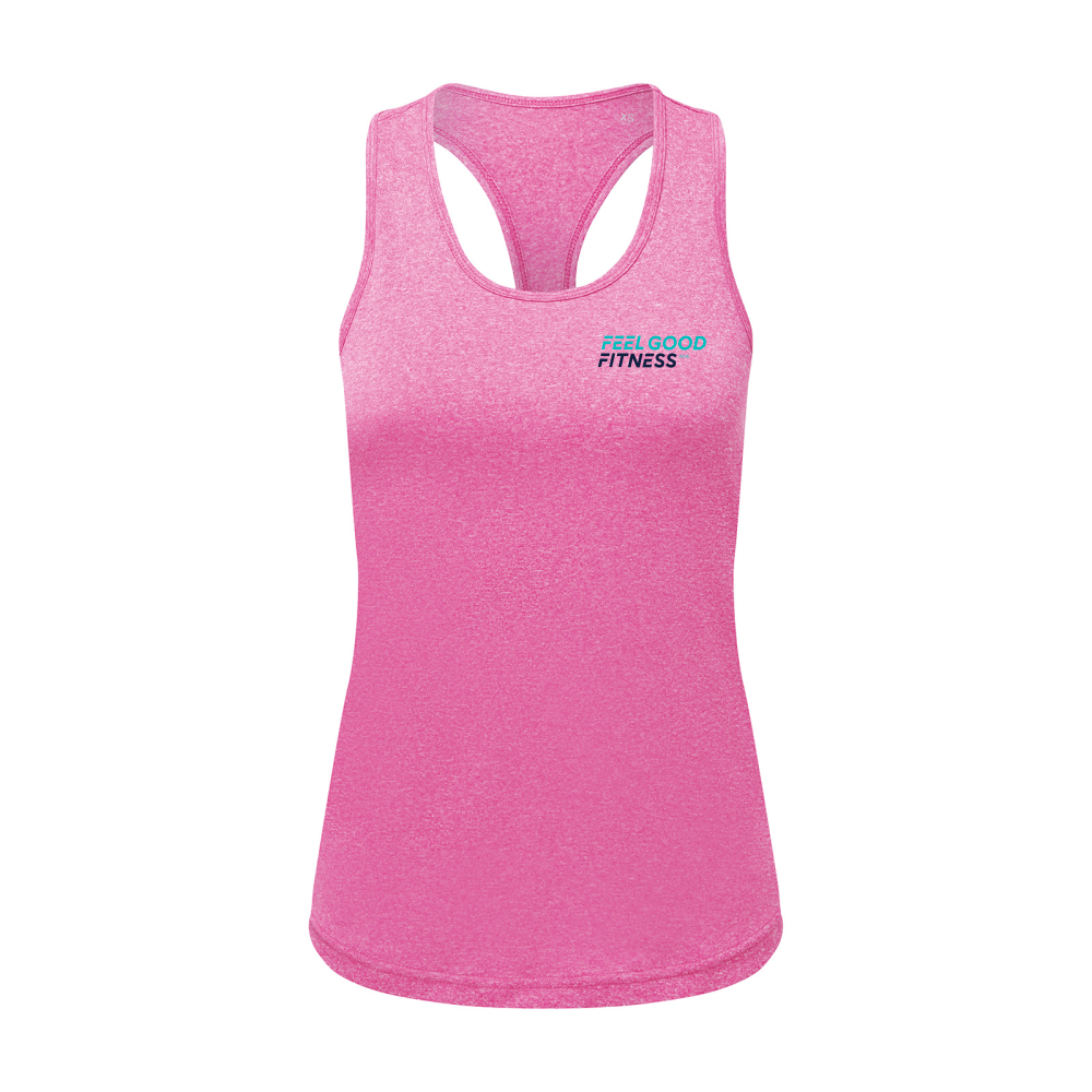 Feel Good Fitness Women’s recycled performance slim racerback vest