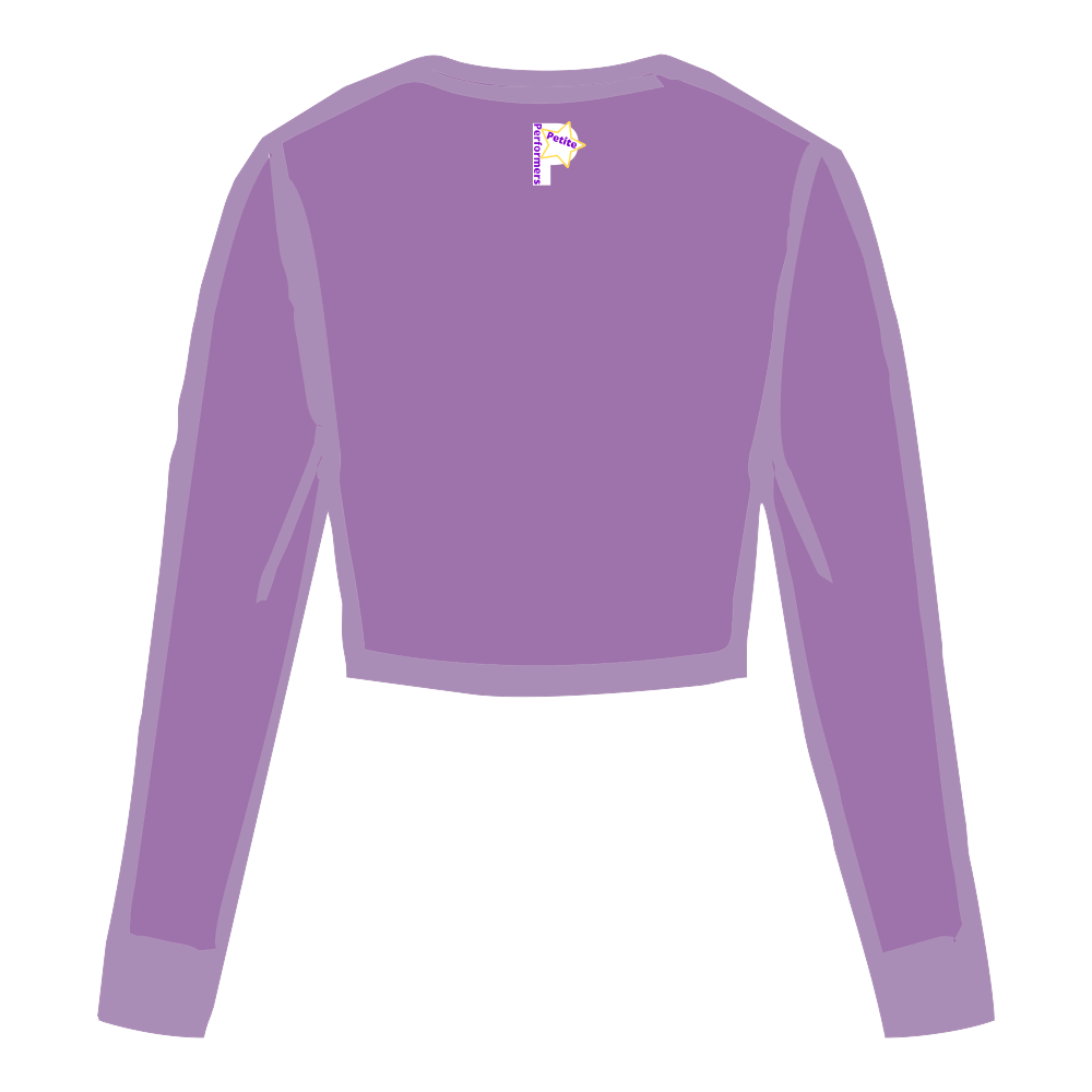The Petite Performers Nikki Cotton/Lycra cross-over tie cardigan - Lavender