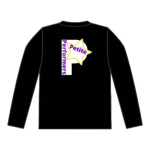 The Petite Performers - Women's feel good long sleeved stretch t-shirt - Black