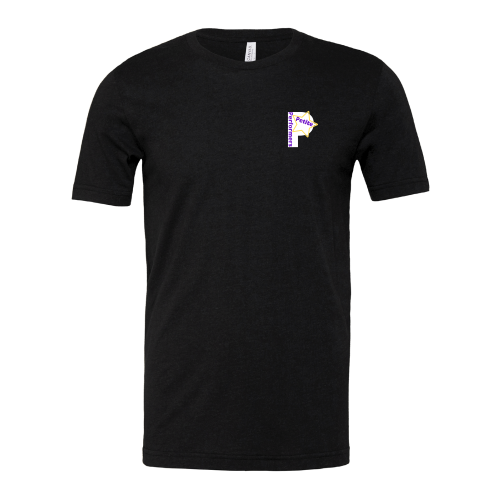 The Petite Performers - Unisex heather CVC short sleeve t-shirt - Black