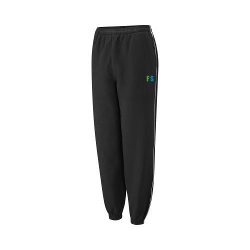 Senior Black Spirit Fleece Jog Trouser