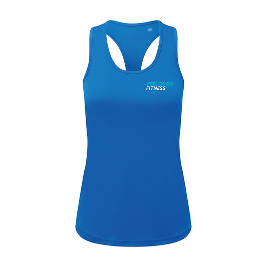 Feel Good Fitness Women’s recycled performance slim racerback vest