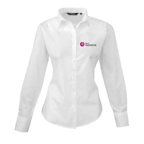 Women in Genistar - Women's poplin long sleeve blouse - GEN14.1