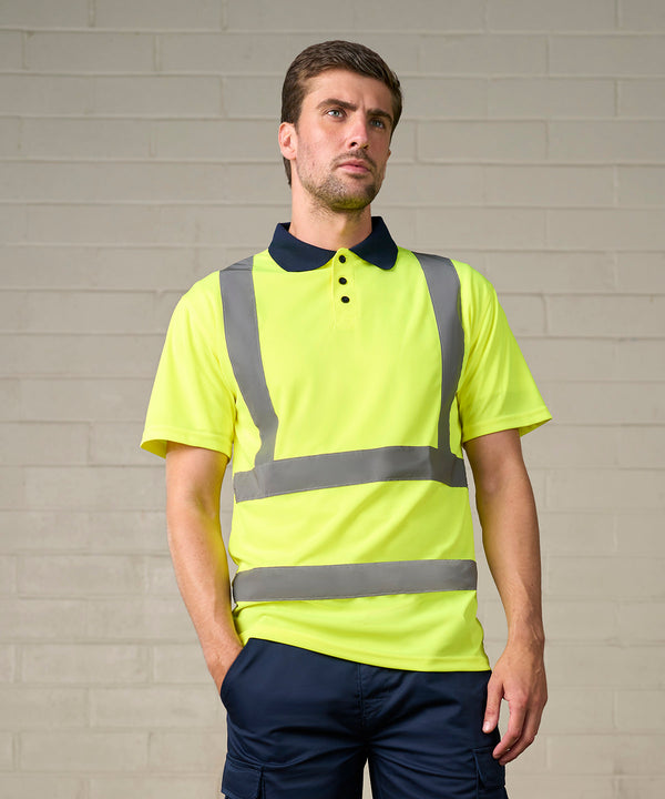 High visibility polo