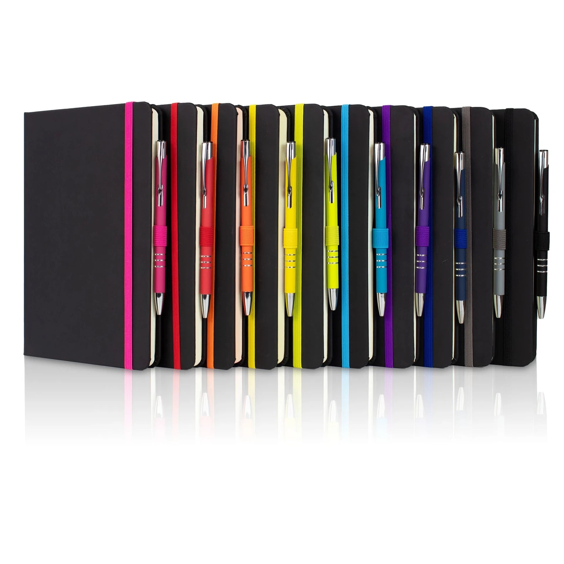 De Niro premium A5 notebook with PU hardback cover and matching DaVinci ballpen