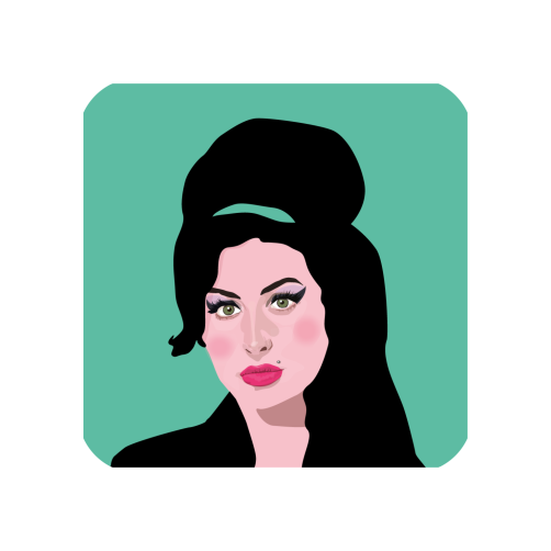 Amy Winehouse - Green Coaster