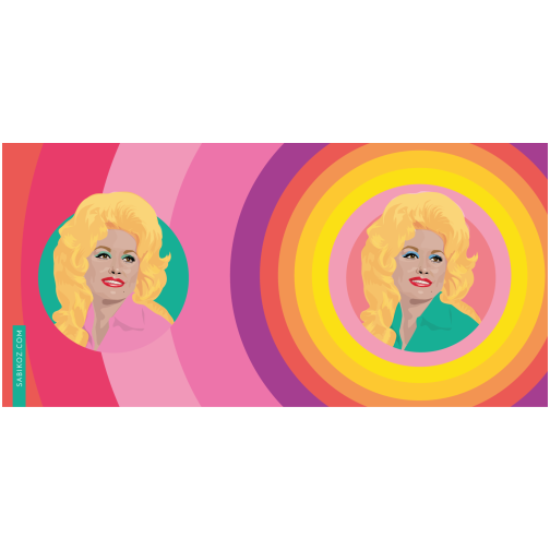 Dolly Parton - Rainbow Mug